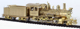 HOn3 Brass Model Train - Westside Models Denver & Rio Grande Western 2-8-0 Class C-25 Locomotive - Unpainted