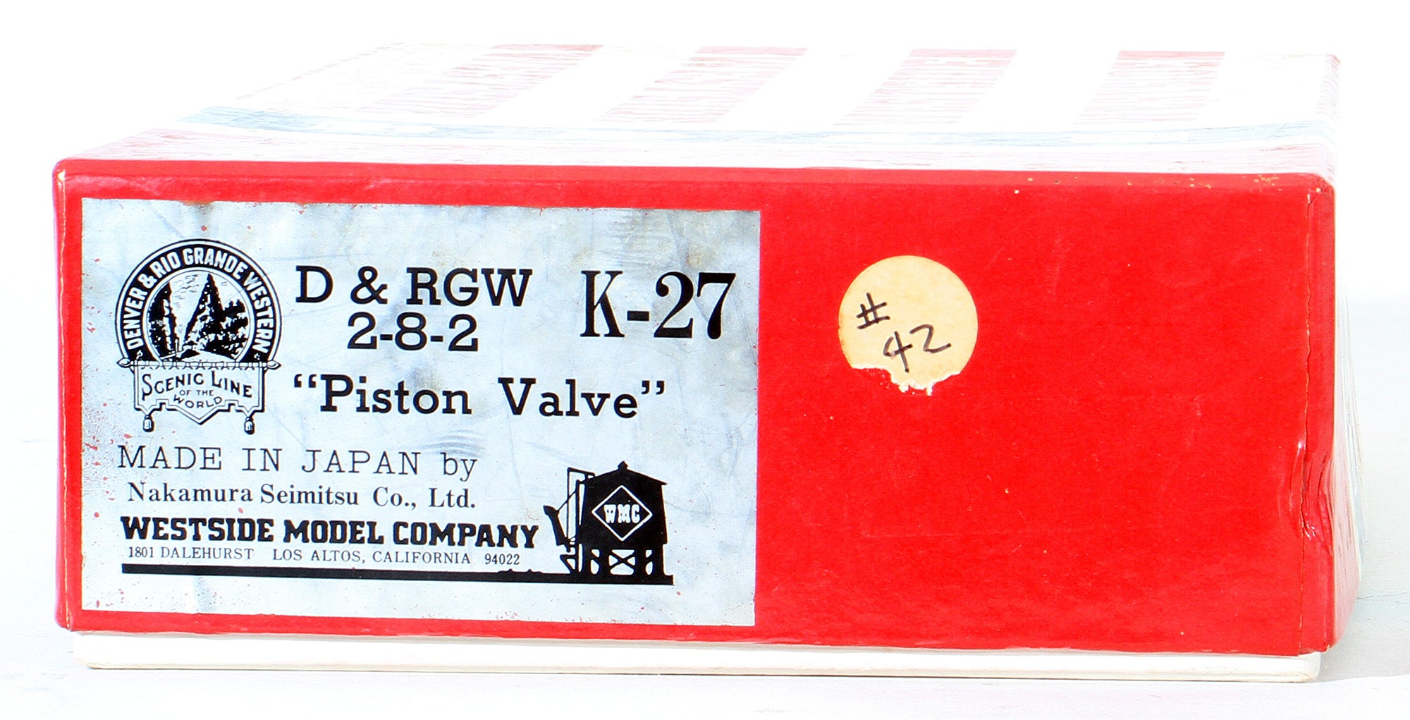 HOn3 Brass Model Trains - Westside Model Co. Denver & Rio Grande