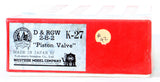 HOn3 Brass Model Trains - Westside Model Co. Denver & Rio Grande Western 2-8-2 #459 Class K-27 Steam Locomotive - Custom Painted