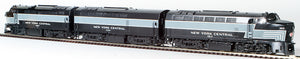 HO Brass Model Trains - New York Central Railroad RF16 A-B-A Diesel Set - Factory Painted