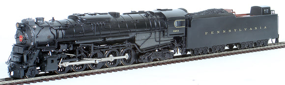 HO Brass Model Trains - (AHM) Associated Hobby Manufacturers Imports Pennsylvania Railroad 2-10-4 Class J-1, Custom Painted & Detail