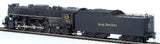 HO Brass Model Train - Pacific Fast Mail Nickel Plate Road 2-8-4 Berkshire #759 - Custom Painted & Detailed