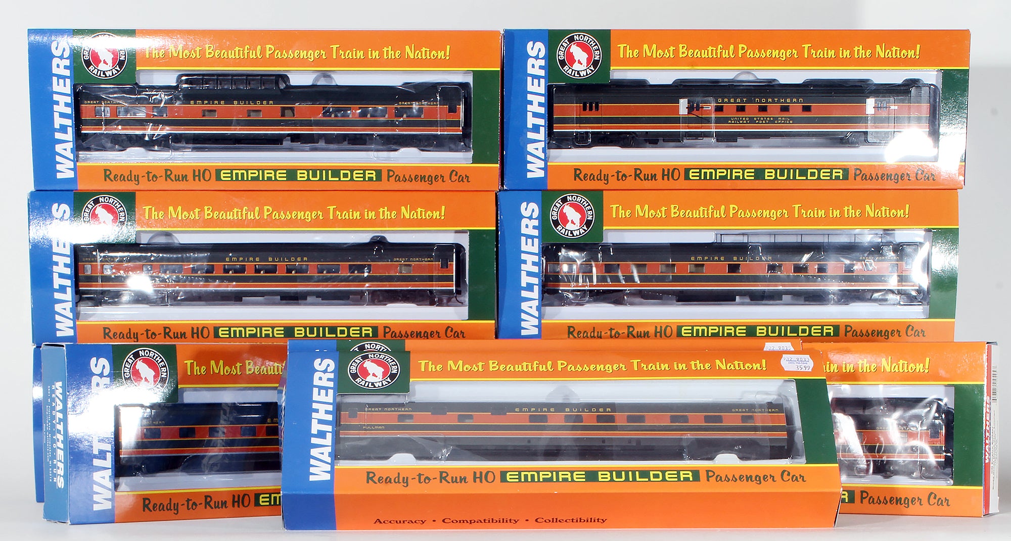 Empire builder hot sale train set