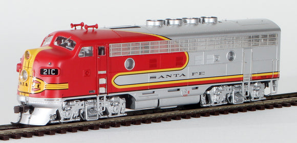 Athearn Genesis Product #G2607B Sante Fe Railroad F-7A Diesel Locomotive.