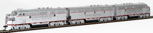 HO Model Trains Precision Craft A/B/A CB&Q Burlington Railroad F-3 Diesel Set