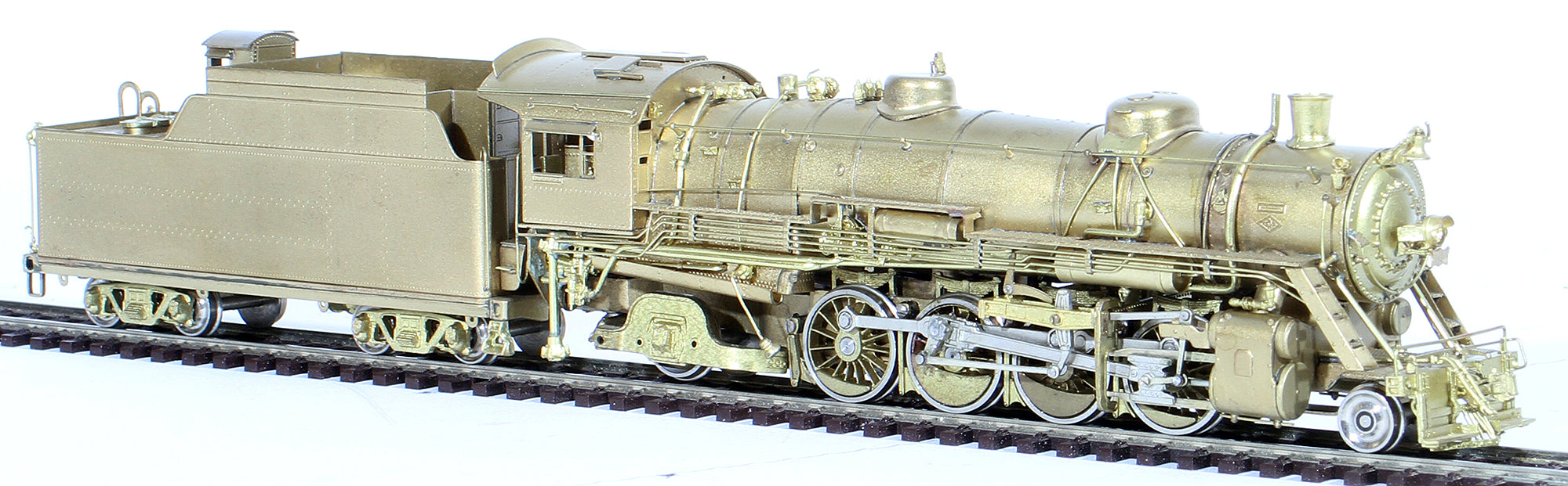 HO Brass Model Train - Key Imports Frisco Railroad 2-8-2 Mikado