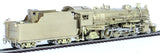 HO Brass Model Train - Key Imports Frisco Railroad 2-8-2 Mikado #4000 Steam Locomotive  Unpainted