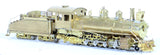 HOn3 Brass Model Trains - Westside Model Co. Denver & Rio Grande Western 2-8-2 Class K-27 Steam Locomotive - Unpainted