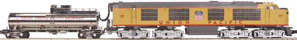MTH O Gauge Model Trains 20-2261-1 Union Pacific Propane Turbine Loco w/Propane Tankcar #57 w/Proto-Sound 2.0