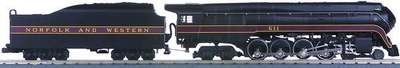 MTH O Gauge Model Trains 20-3024-1 N&W J Class 4-8-4 Steam Loco w/Tender #611 3-Rail ProtoSound
