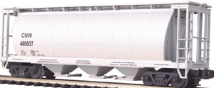 MTH O Gauge Model Trains 20-90016B CNW 3-Bay Cylindrical Hopper