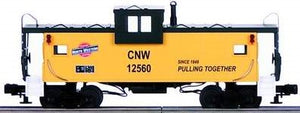 MTH O Gauge Model Trains 20-91011 CNW Extended Vision Caboose