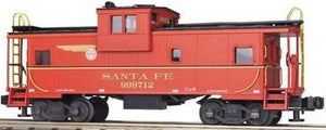 MTH O Gauge Model Trains 20-91051 Santa Fe Extended View Caboose