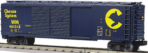 MTH O Gauge Model Trains 20-93031 Western Maryland 50' Double-Door Boxcar Chessie
