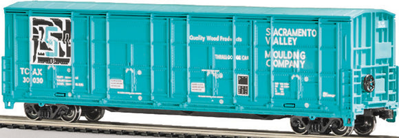 MTH O Gauge Model Trains 20-93047 TCAX 55' All-Door Boxcar: Sacramento Valley Moulding
