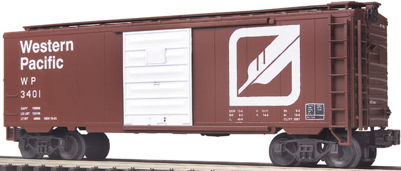 MTH O Gauge Model Trains 20-93077 Western Pacific 40' Single-Door Boxcar