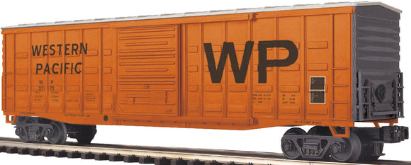 MTH O Gauge Model Trains 20-93139 Western Pacific 50' Waffle Boxcar