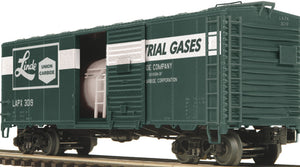 MTH O Gauge Model Trains 20-93410 Linde Liquified Gases 40' AAR Box/Tankcar