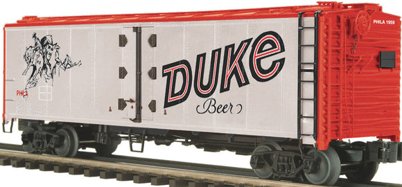 MTH O Gauge Model Trains 20-94208 Duke Beer 40' Steel-Sided Reefer