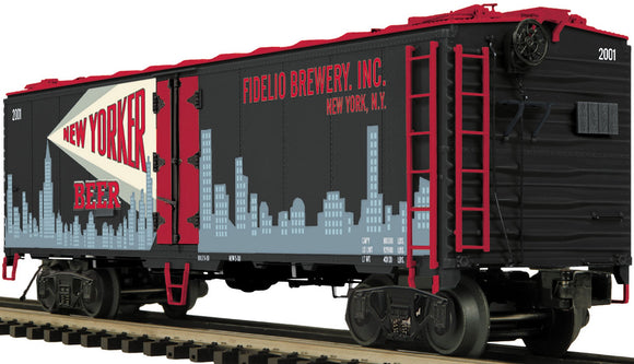 MTH O Gauge Model Trains 20-94213 New Yorker Beer 40' Steel-Sided Reefer