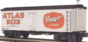 MTH O Gauge Model Trains 20-94304 Atlas Beer 36' Wood Reefer