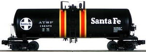MTH O Gauge Model Trains 20-96016 Santa Fe Tankcar