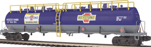 MTH O Gauge Model Trains 20-96052 Keystone 20K Gal. 4-Compartment Tankcar