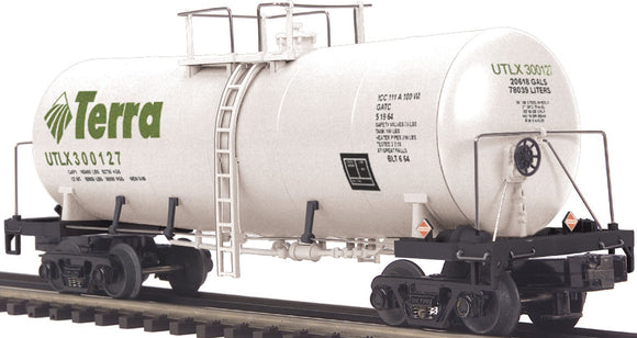 MTH O Gauge Model Trains 20-96098 Terra Chemicals Funnel-Flow Tankcar