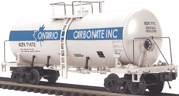 MTH O Gauge Model Trains 20-96129 Ontario Carbonate Inc. Funnel Flow Tankcar