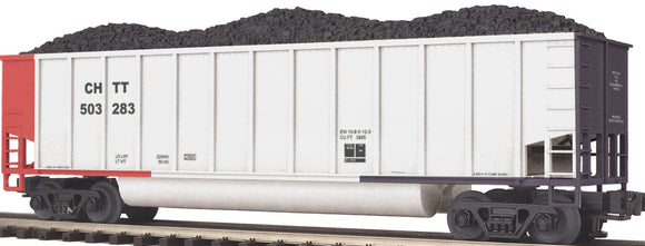 MTH O Gauge Model Trains 20-97144 CHTT Coalporter Hopper w/Coal Load