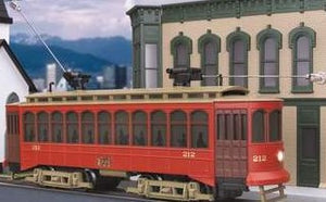 MTH O Gauge Model Trains 30-2512-1 Brill Semi-Convertible Trolley