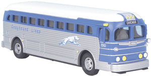 MTH O Gauge Model Trains 30-50017 Greyhound Bus Chicago