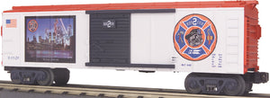 MTH O Gauge Model Trains 30-74087 Rescue 2-NY Skyline Boxcar
