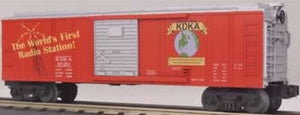 MTH O Gauge Model Trains 30-74089 KDKA Original Logo Boxcar