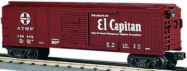 MTH O Gauge Model Trains 30-7431 Santa Fe El Capitan Boxcar