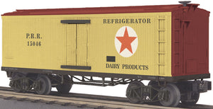 MTH O Gauge Model Trains 30-78007 PRR 19th Century Wooden Reefer