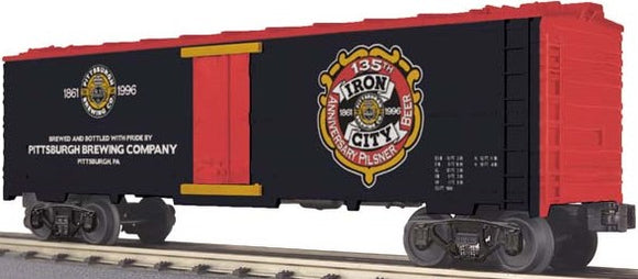 MTH O Gauge Model Trains 30-78072 Pittsburgh Brewing Co. Iron City 135th Anniversary Reefer