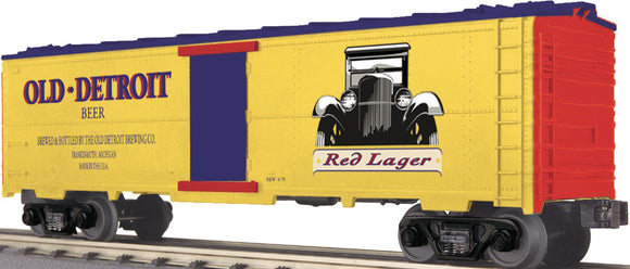 MTH O Gauge Model Trains 30-78080 Old Detroit Red Lager Modern Reefer