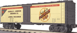 MTH O Gauge Model Trains 30-7851 Johnson's Premium Beer Modern Reefer