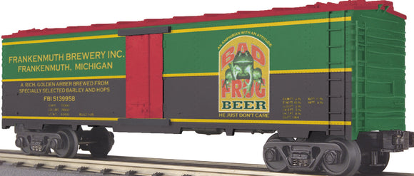 MTH O Gauge Model Trains 30-7886 Bad Frog Beer Modern Reefer