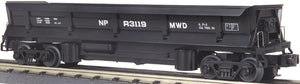 MTH O Gauge Model Trains 30-7924 Northern Pacific Dump Car w/Operating Bay