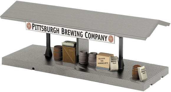 MTH O Gauge Model Trains 30-90189 Pittsburgh Brewing Co. Operating Freight Platform