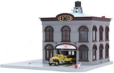 MTH O Gauge Model Trains 30-9112 Operating Fire House