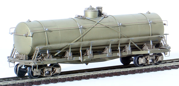 HO Brass Model Trains - Pecos River Brass Sante Fee 10,000 Gallon Tank Car Class TK-j - Unpainted (Copy)