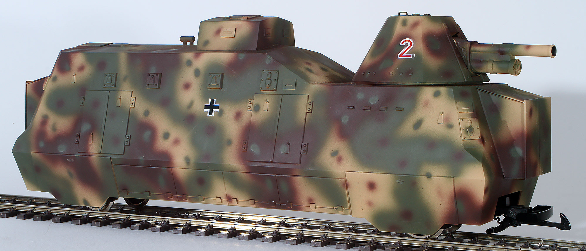 G-Gauge Model Trains- G Panzer #225049 German Armored Panzer Train