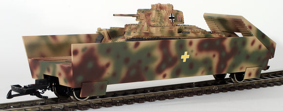 G-Gauge Model Trains- G Panzer #225043 German Armored Panzer Train :Somua