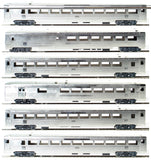 HO Brass Model Train - SoHo Models New Haven Railroad Six Car Passenger Car Set - Unpainted