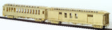 HOn3 Brass Model Trains - Key Models San Juan Denver Rio Grand Western (D&RGW) Passenger Car Set - Unpainted