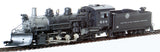 HOn3 Brass Model Trains - Westside Model Co. (D&RGW) Denver & Rio Grande Western 2-8-2 Class K-37 Steam Locomotive with snow plow - Custom Painted