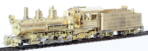 HOn3 Brass Model Trains - Westside Model Co. Denver & Rio Grande Western (D&RGW) 2-8-2 Class K-27 Modern Version Steam Loco - Unpainted